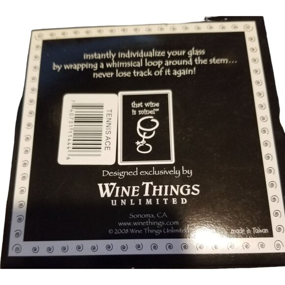 That Wine is Mine Wine Cellar 6-Piece Markers Charms Tags Glasses Wine Charm - Picture 3 of 7
